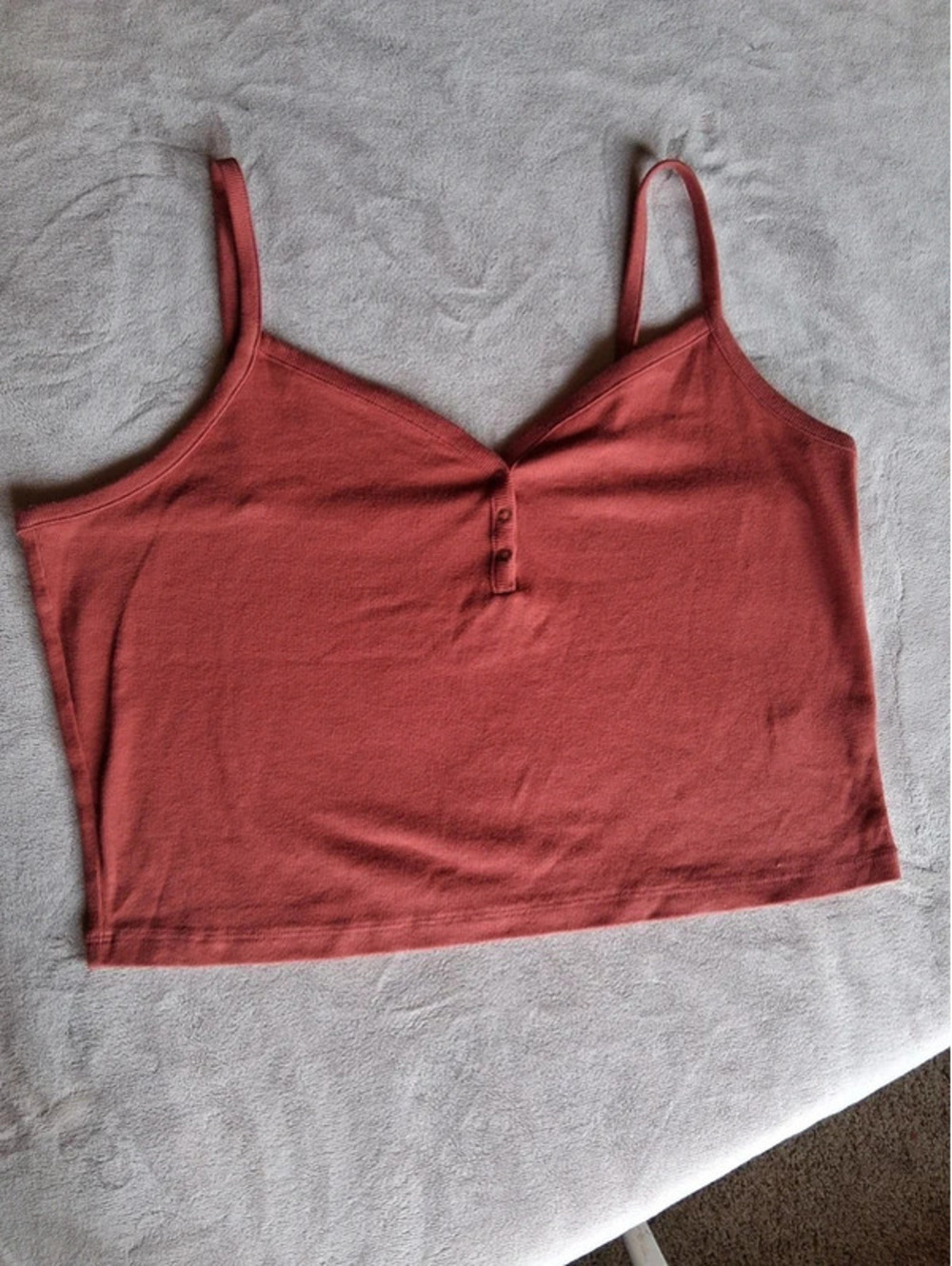 No Boundaries Women's Burgundy Coral Crop Top XXL Casual Sleeveless Tank